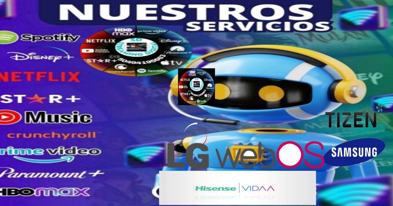 SDTV 1 DISPOSITIVO 1 MES (SMARTTV=LG,SAMSUMG,HISENSE)